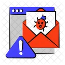 Spam Mail Spam Email Email Virus Icon