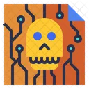 Spam Skull Mail Icon