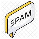 Spam Message Spam Chat Spam Text Icon