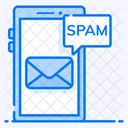 Spam Nachricht Spam Mail Spam Korrespondenz Symbol