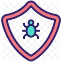 Spamschutz Bugschutz Shield Schutz Symbol