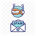Spam Spambot Robot Icon