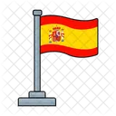 Spanien Im Freien Schon Symbol