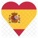 Spanien Flagge Land Symbol