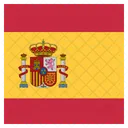 Spanien Flagge Symbol