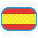 Spanien Land Flagge Symbol