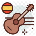 Spanische Musik Gitarre Archetra Symbol