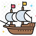 Spanish Ship Ship Boat Icon
