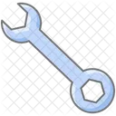 Spanner Awesome Lineal Color Icon Icon