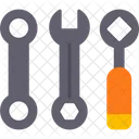 Spanner Automotive Crossed Icon