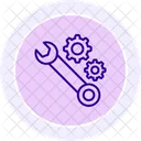 Spanner Line Icon Icon