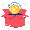 Finanzen Geld Box Icon