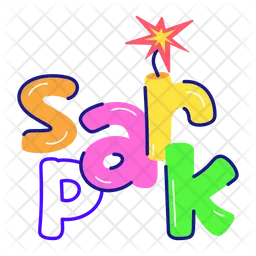 Spark Word  Icon