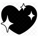 Sparking Heart Love Valentine Icon