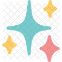 Sparkle Flat Sparkle Stroke Sparkle Icon