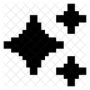 Sparkles Solid Multipurpose Solid Icon