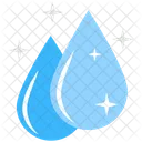 Water Sparkling Droplets Icon