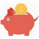 Schweinchen Bankwesen Budget Symbol