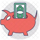 Sparschwein Bank Finanzierung Symbol