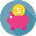 Sparschwein Bank Geld Icon