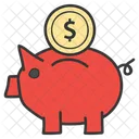 Sparschwein Spardose Geldkasse Symbol