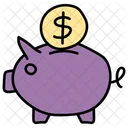 Sparschwein Geld Sparen Sparschwein Symbol