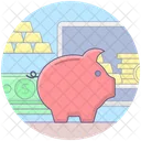 Sparschwein Spardose Sparbuchse Symbol