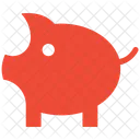 Bank Geld Sparschwein Icon