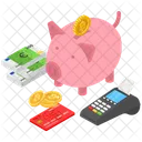 Sparschwein Spardose Geldkasse Symbol