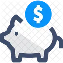 Bank Sparschwein Ersparnisse Symbol