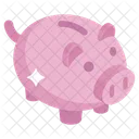 Geldanlage Sparschwein Geld Sparen Symbol