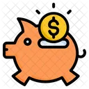 Sparschwein Ersparnisse Geld Symbol