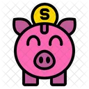 Sparschwein Bank Munze Symbol