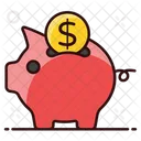 Sparschwein Geld Sparen Sparschwein Symbol