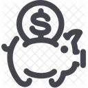 Bank Sparschwein Geld Symbol