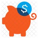 Sparschwein Bank Ersparnisse Symbol