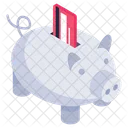 Sparschwein Sparschweinkarte Kartensparen Symbol