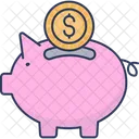 Sparschwein Bargeld Geld Symbol