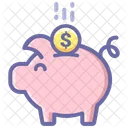 Sparschwein Bank Ersparnisse Icon