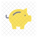 Banken Sparschwein Munze Symbol