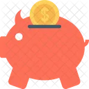 Sparschwein Bank Einzahlung Icon