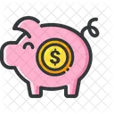 Sparschwein Bank Ersparnisse Symbol