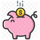 Sparschwein Bank Ersparnisse Symbol