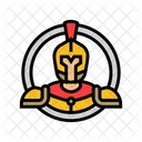 Badge Sparta Warrior Icon