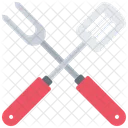 Spatula Fork Cooking Icon