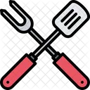Spatula Fork Cooking Icon