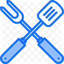 Spatula Fork Cooking Icon