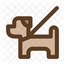 Gehender Hund  Symbol