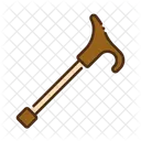 Spazierstocke Stock Spazierstock Symbol