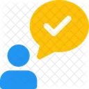 Speak Check User Chat Chat Icon